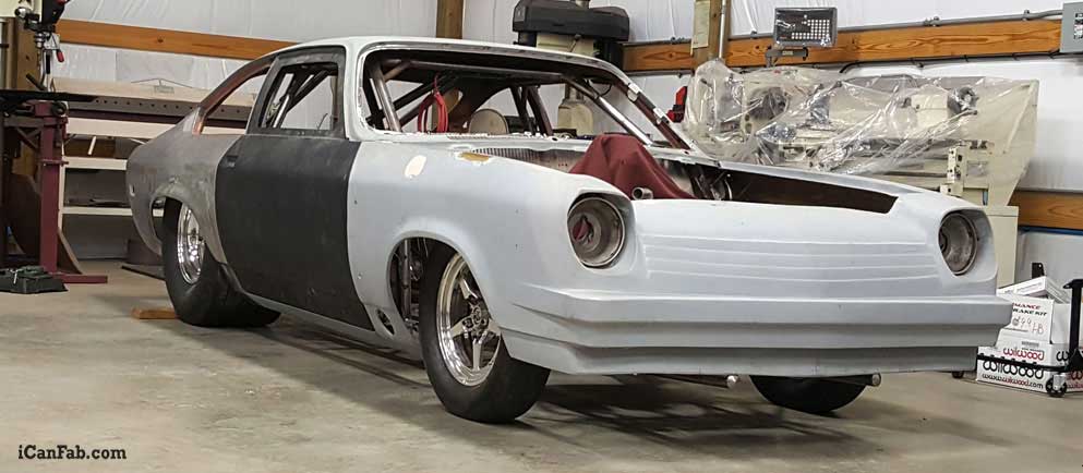 Vega hatchback bracket car