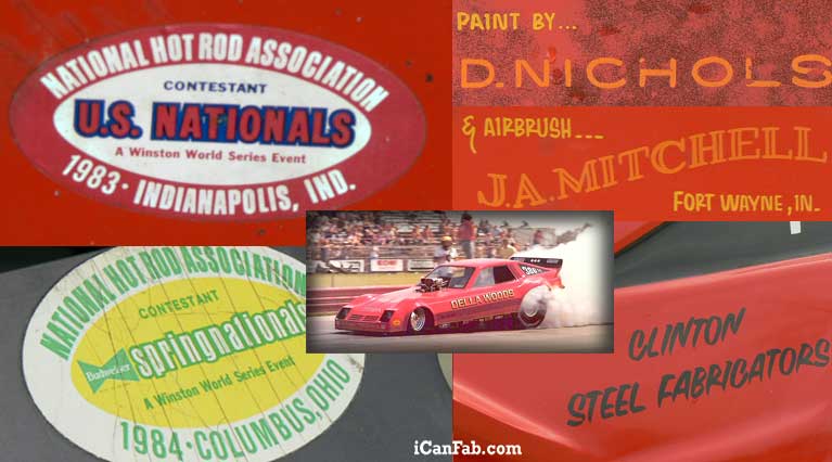 Della Woods nostalgia drag racer