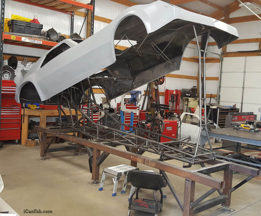 S&W nostalgia funny car chassis