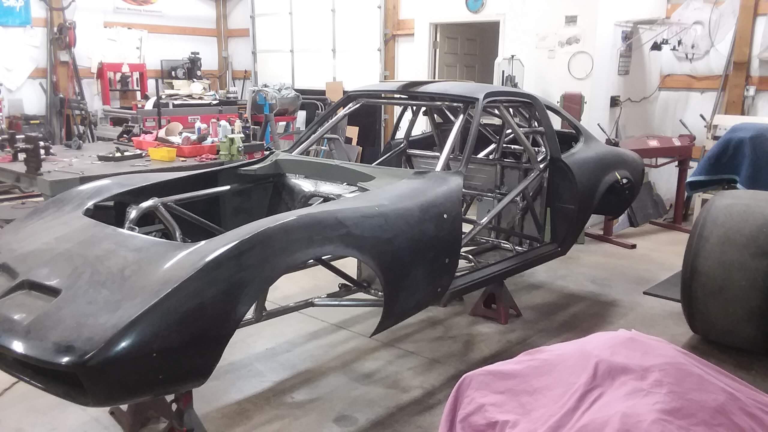 1971 OPEL chassis NHRA 7.50 finalized and body fit, for sale