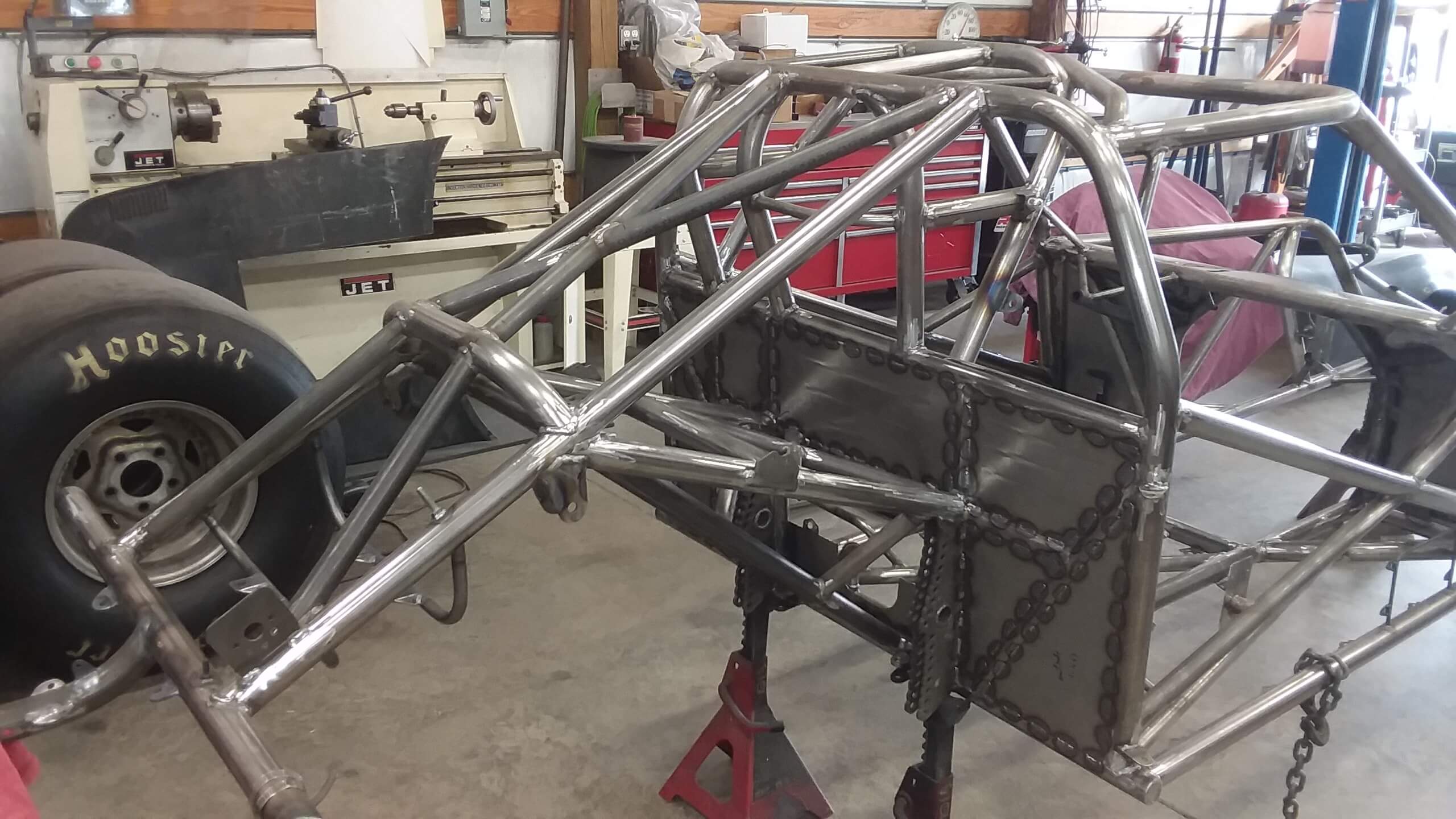 chassis built for speed and safety